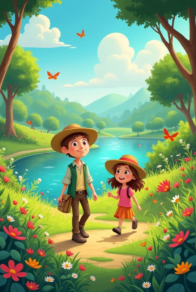 Certainly! Here's a fun and engaging script designed for a five-minute presentation about a school picnic. The target audience is children, so the language is simple and playful.
---
**Title:** *"The Big School Picnic Adventure!"*
**Characters:**
- **Narrator** (N)
- **Timmy** (T) – A curious and excited student
- **Sally** (S) – Timmy’s friend, loves nature
- **Mr. Green** (Mr. G) – The friendly teacher
---
**N:** (Cheerfully) Hello, boys and girls! Today, we’re going on an adventure. Can