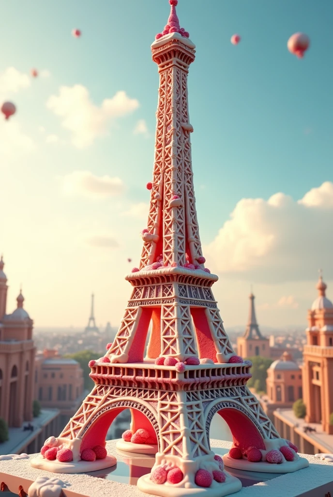 eiffel tower like ice cream