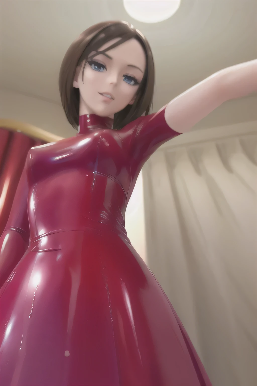 high-quality shiny sissy latex dress, detailed luxury latex dress, beautiful latex dress, seductive latex dress, elegant latex dress, high-quality detailed latex dress, 1girl, photorealistic, hyper realistic, highly detailed, 8k, ultra-detailed, realistic, masterpiece, sharp focus, vivid colors, studio lighting, physically-based rendering