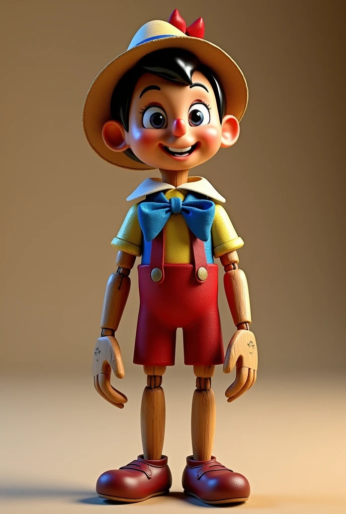 Pinocchio No background Style 3d
