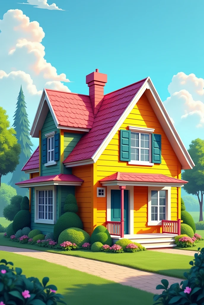 Recolor the house.