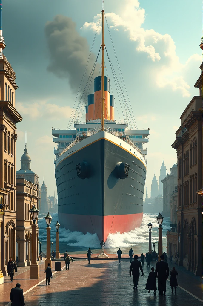 Show the titanic in Armenia rebuplic square