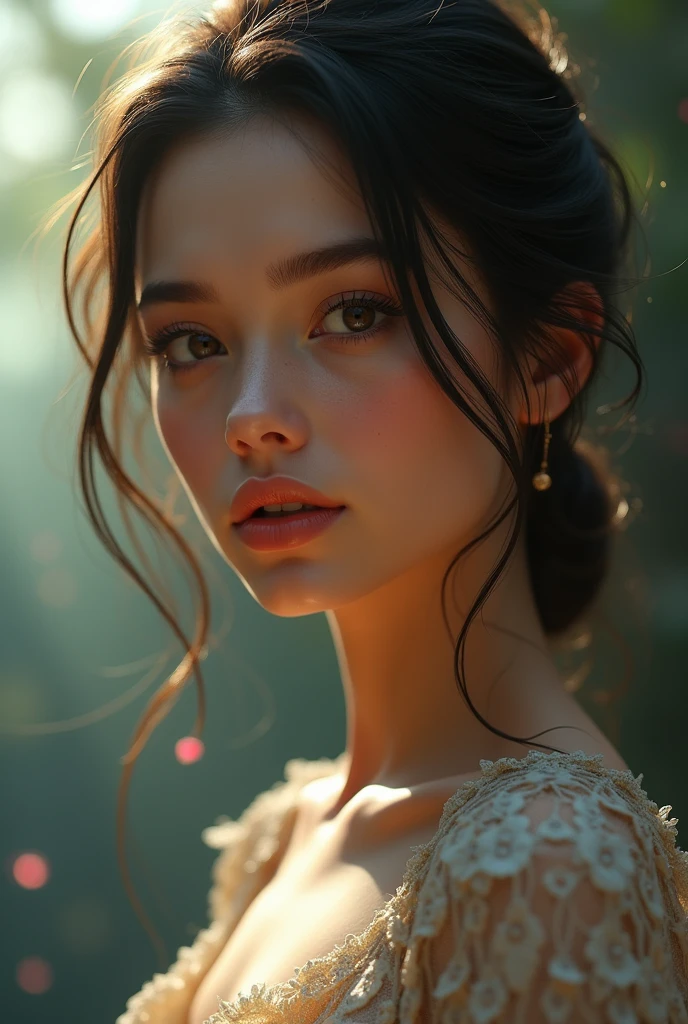 A woman