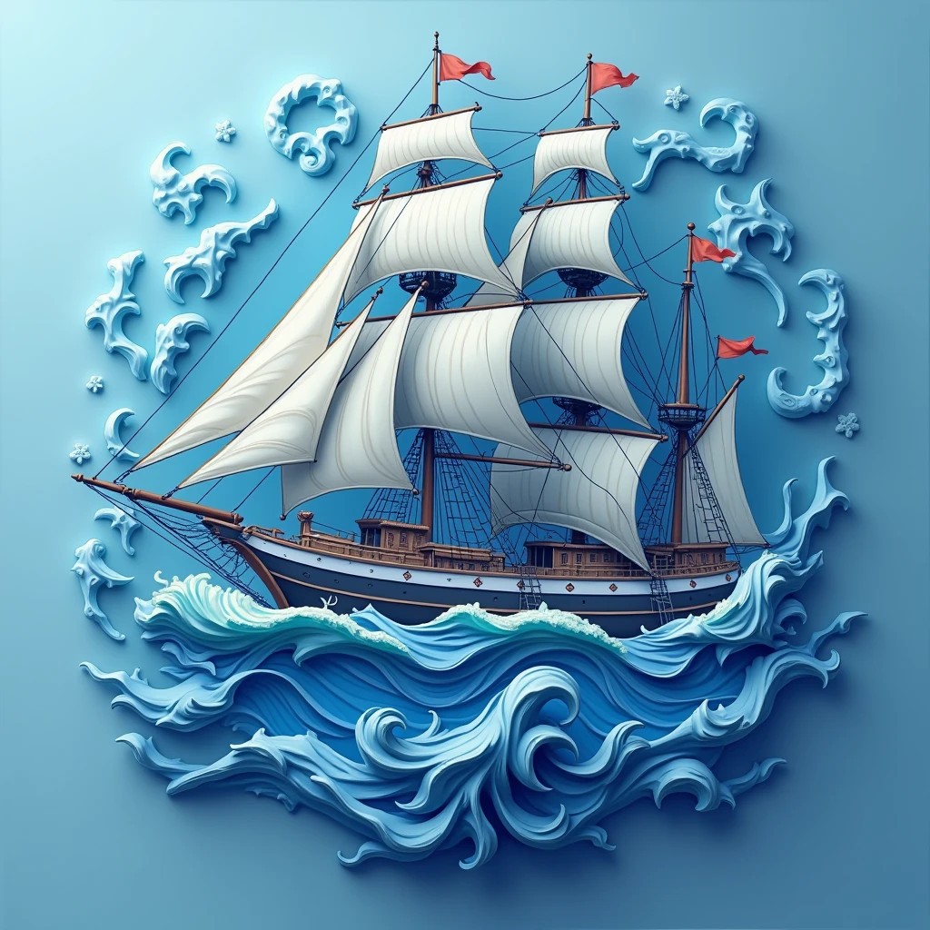 High resolution, masterpiece, accurate, high quality, Ultra high definition, logo, seaart logo, app logo, 2d,