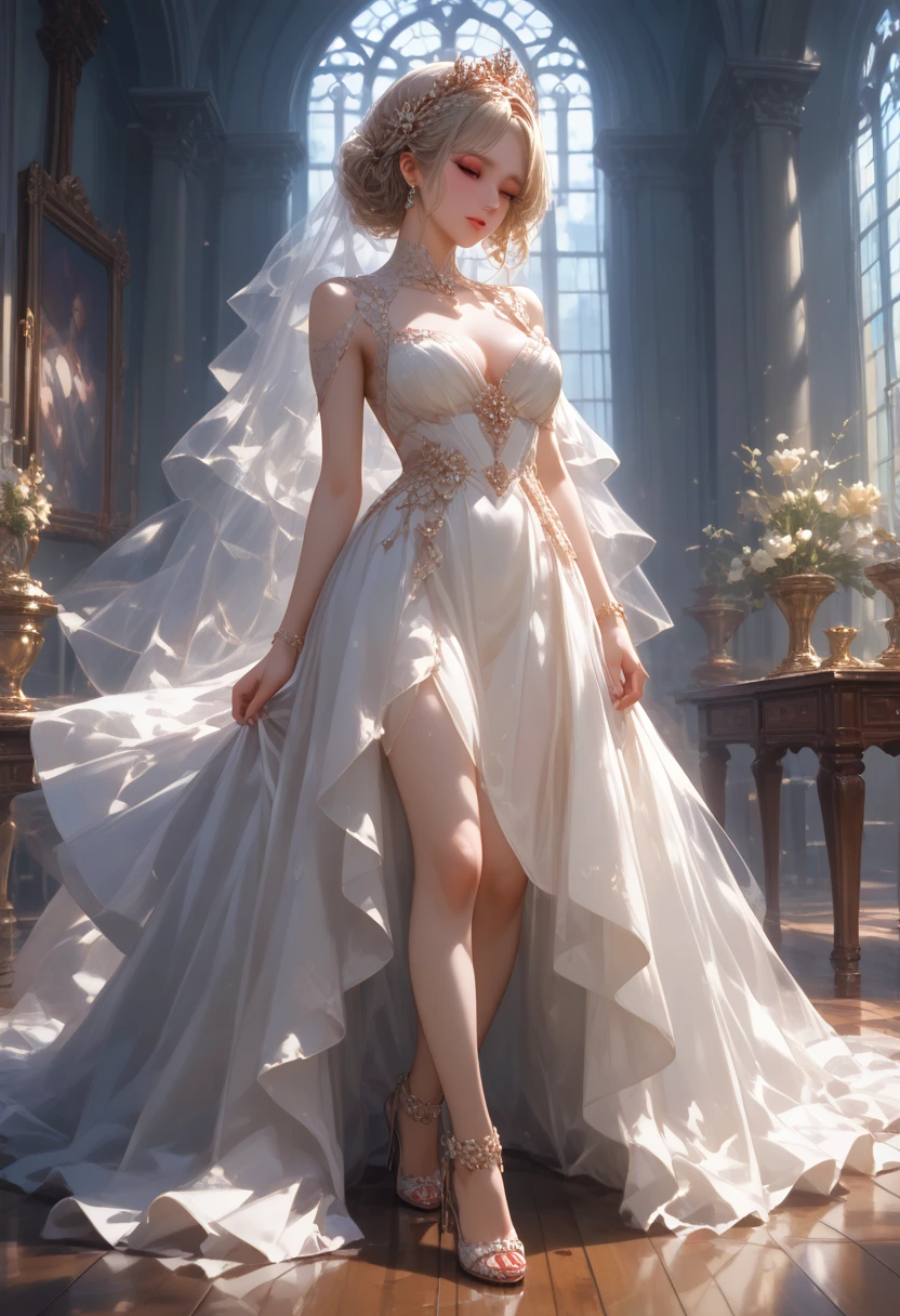 score_9, score_8_up,score_7_up, masterpiece, best quality, perfect anatomy, very aesthetic, official art, 8k, 1 girl, Beautiful Stylish Outfit, sexy, Sends a Kiss, winks, Beautiful Colors, bright colors, Clear drawing, masterpiece, Shine, beauty, elegance, makeup, temptation, full detailed, full body, sit on floor, anime, anime style