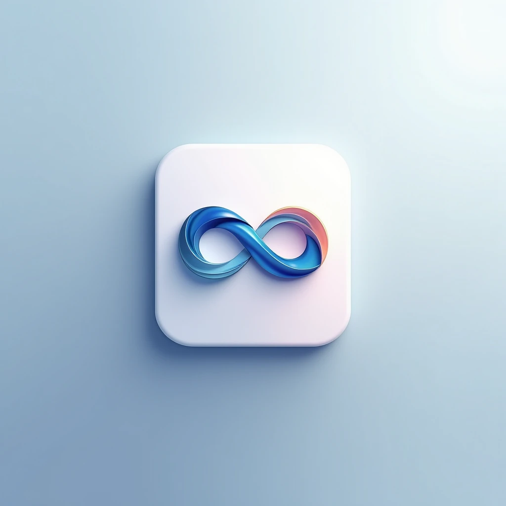 High resolution, masterpiece, accurate, high quality, Ultra high definition, logo seaart logo, app logo, infinity 