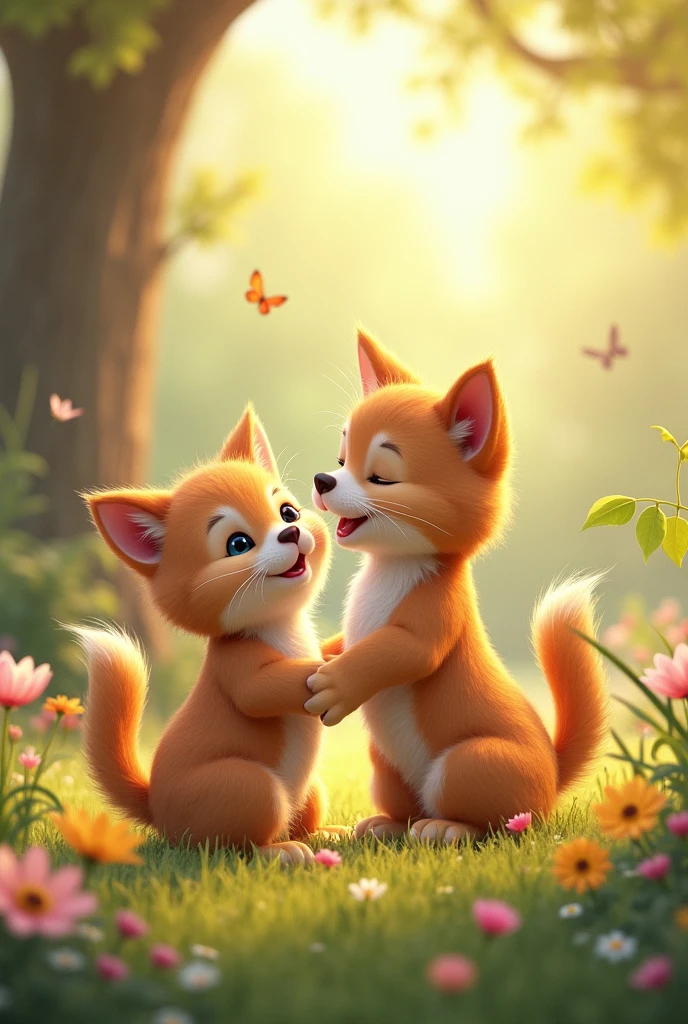 Cat friend dog