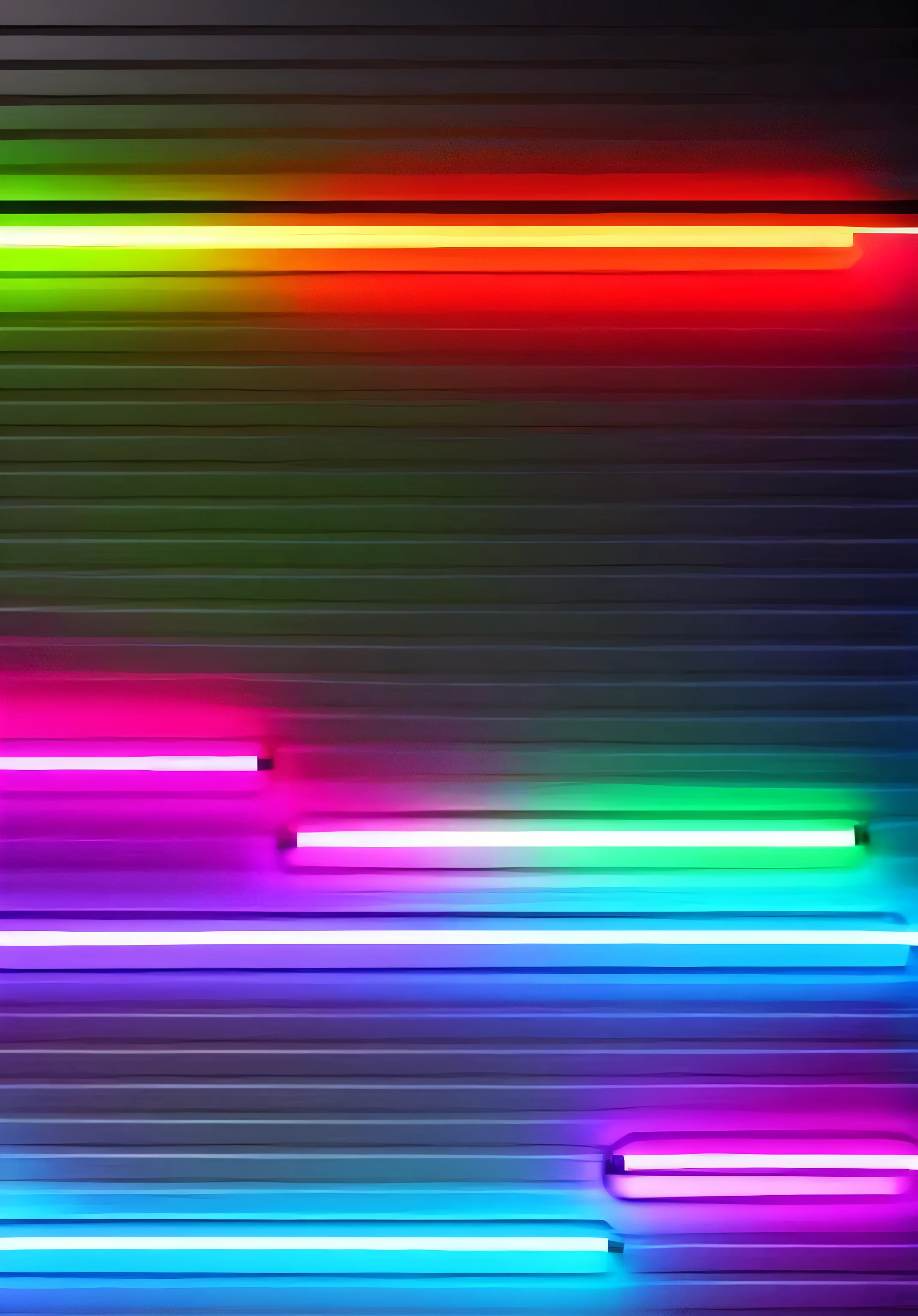 make a progress bar with a neon colored in it
