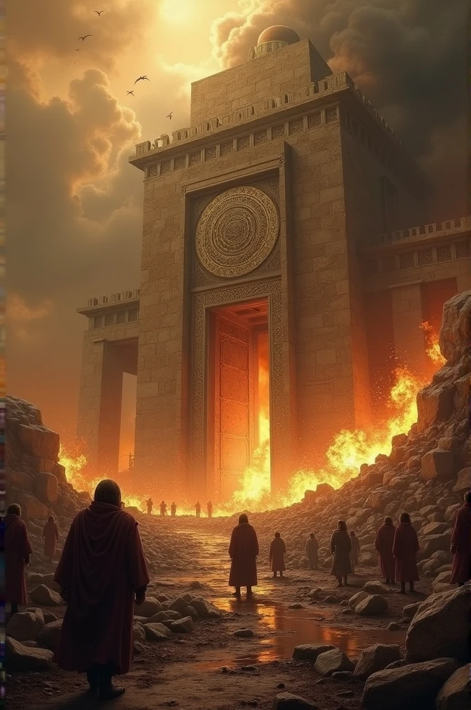 Temple the heart of the Israelite faith was destroyed