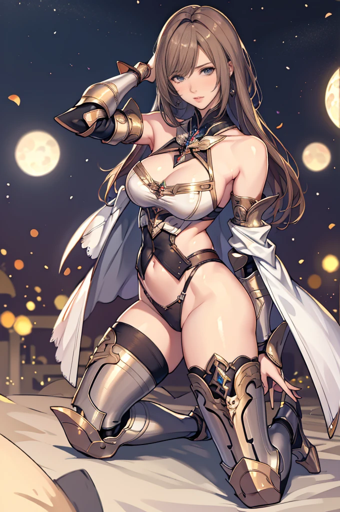 One Girl,{{Asheria:1.4}},{{Final Fantasy 12}}, Brown Hair,Long Hair, Silk Armor,Earrings,{Asheriaのコスチューム:1.4}, Excellent anatomy, masterpiece, Highest quality,Realistic, hyperRealistic, 16k hdr,Cleavage,damaged armor,Sweat,Beautiful Face,Mature adult woman,Torn Costume:1.2,{{Tie your hands behind your back,blush,anger,weak々Kneeling deeply,Spread your legs,Surrender:1.3}}, Fantasy World,Outdoor,village,Night Sky,it's raining、(Surrounded by many violent goblins:1.3),From above,Oda Nonstyle,