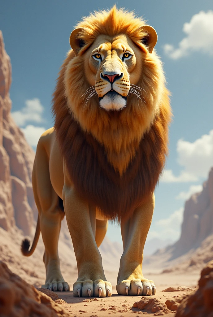 Lion with