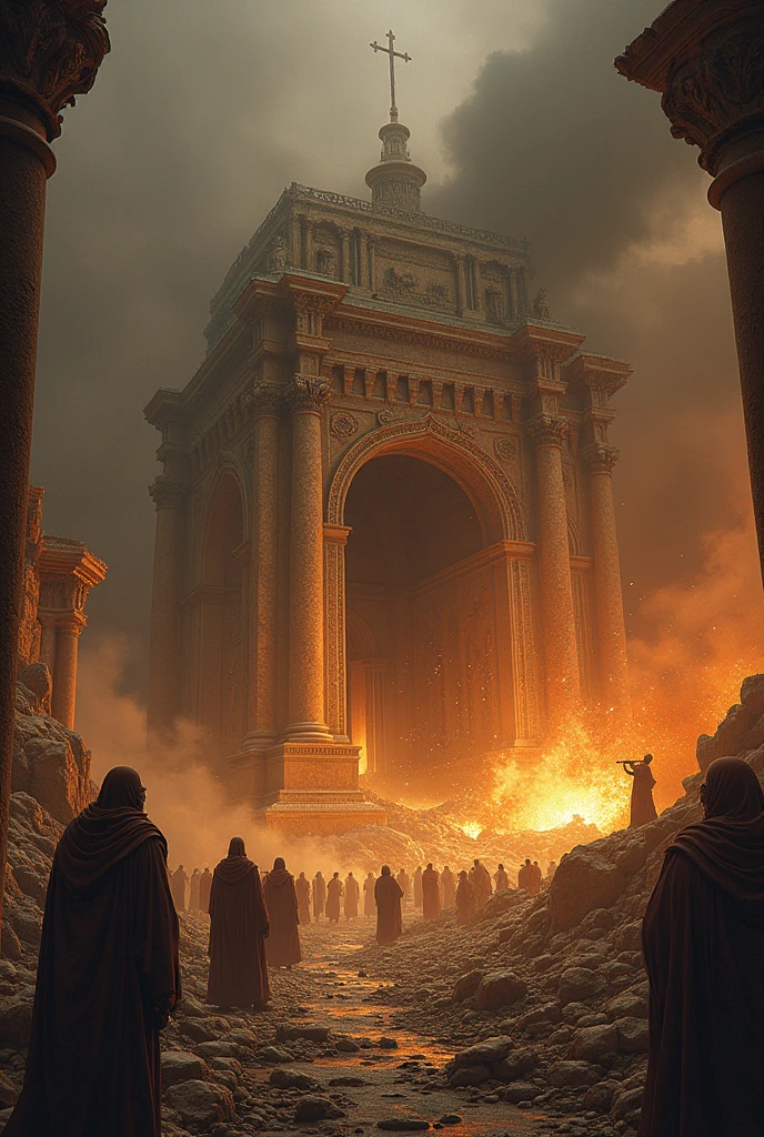 Temple the heart of the Israelite faith was destroyed