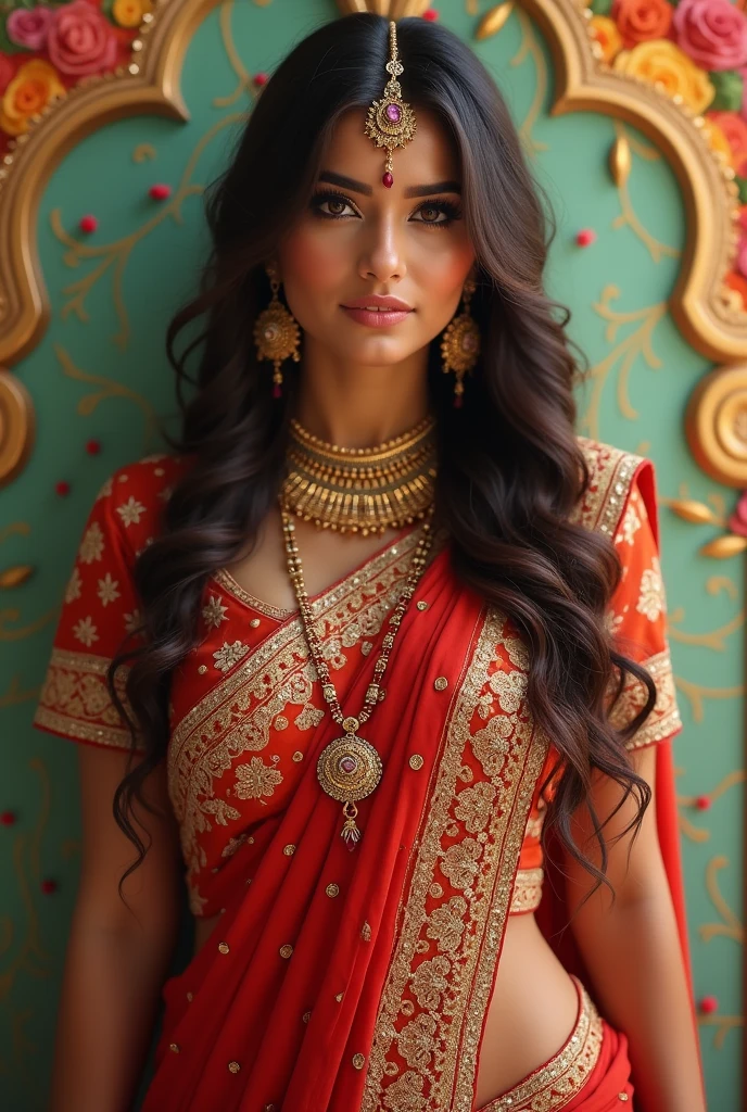 One ledy beautiful outfit and big boobs of india get 