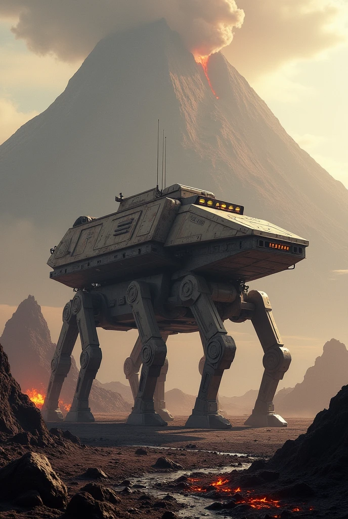 Volcano World, Troop transport/ Ruff, sci-fi, Star Wars Style, six legs