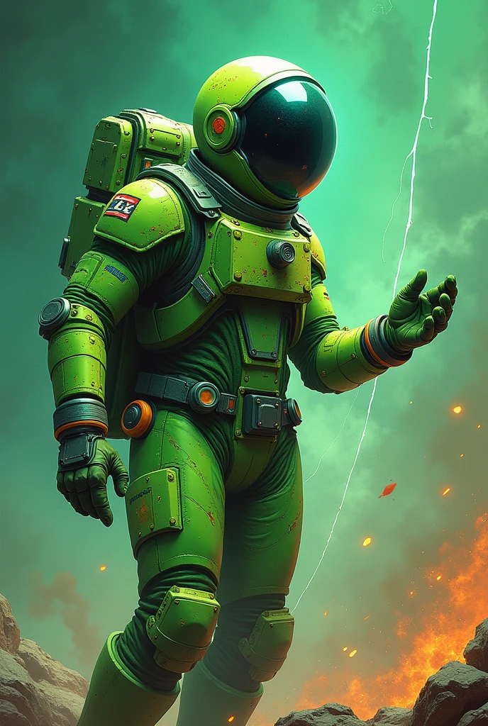 A green astronaut drawing Telling a great story starts with a great protagonist