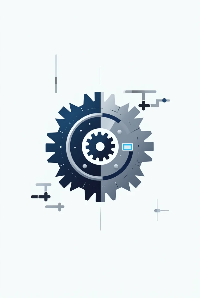 Make a logo name is Promech Crew and slogan is precision in motion.logo must be automation side and mechatronic side