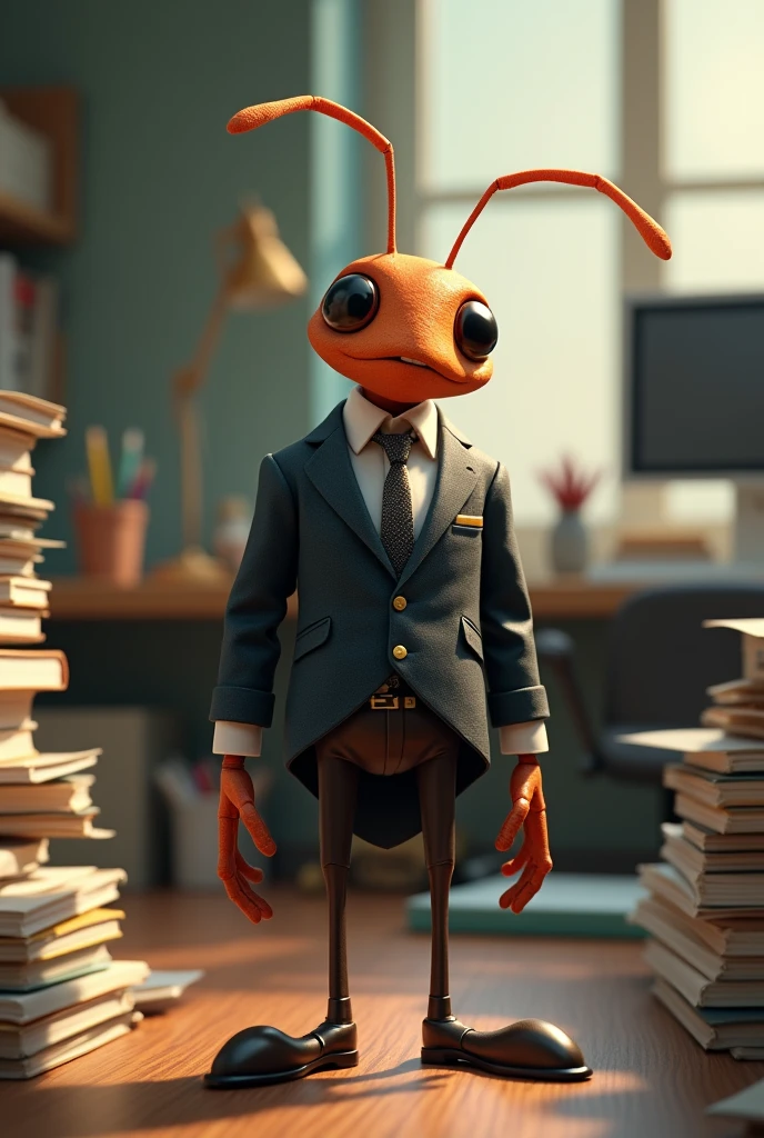 Ant with suit