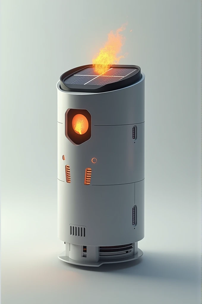 A fire detector Arduino powered solar charged battery