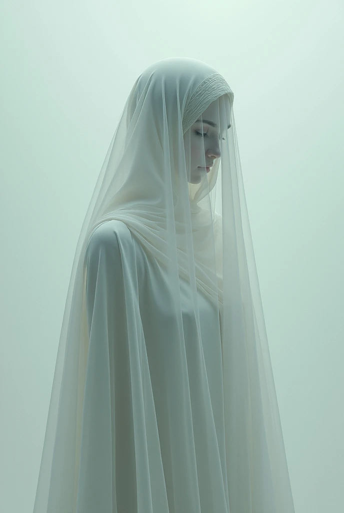 A woman with fullface cover