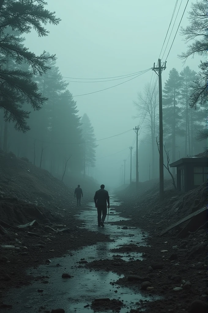The voiceover reflects on the tragic loss of life and the sheer brutality of nature.Closing