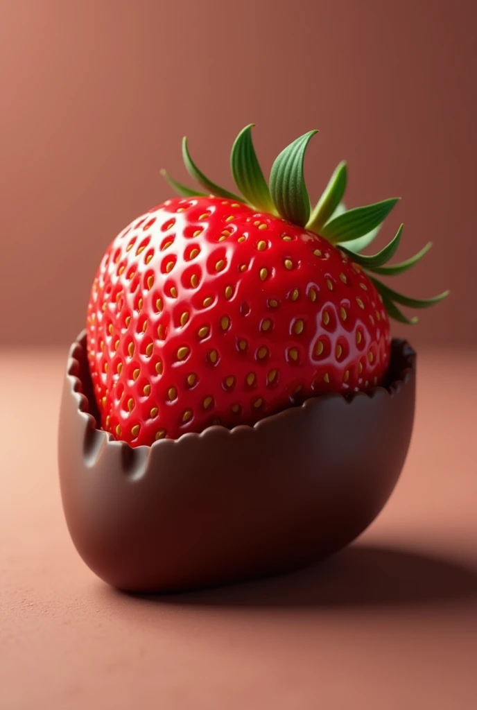 Strawberry fill  in chocolate 