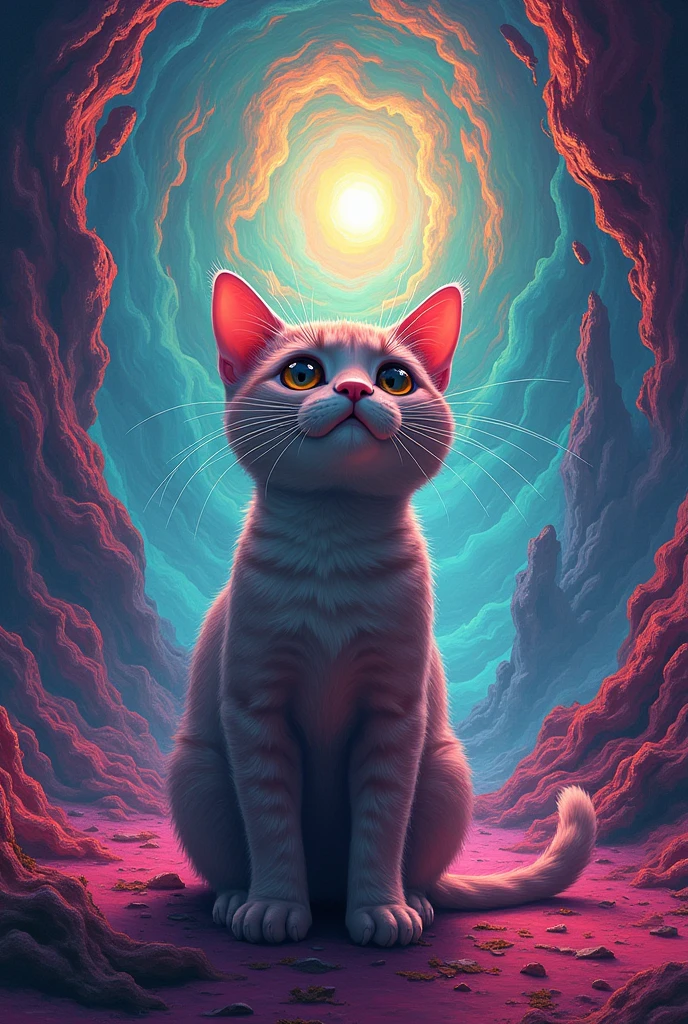 Cat on lsd trip 