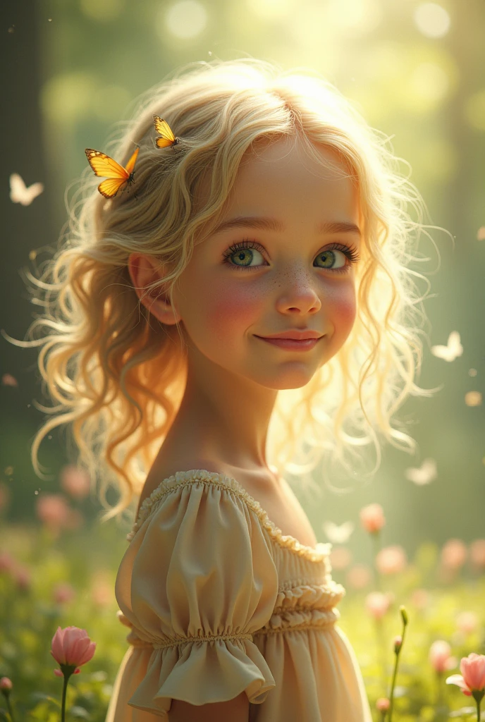 A girl 