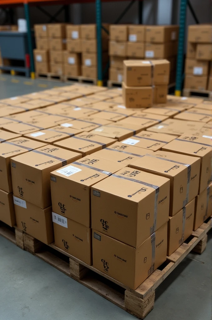 Create a pallet that contains 150 boxes, and let the 149 say: OC, and 1 says: PT OC.
