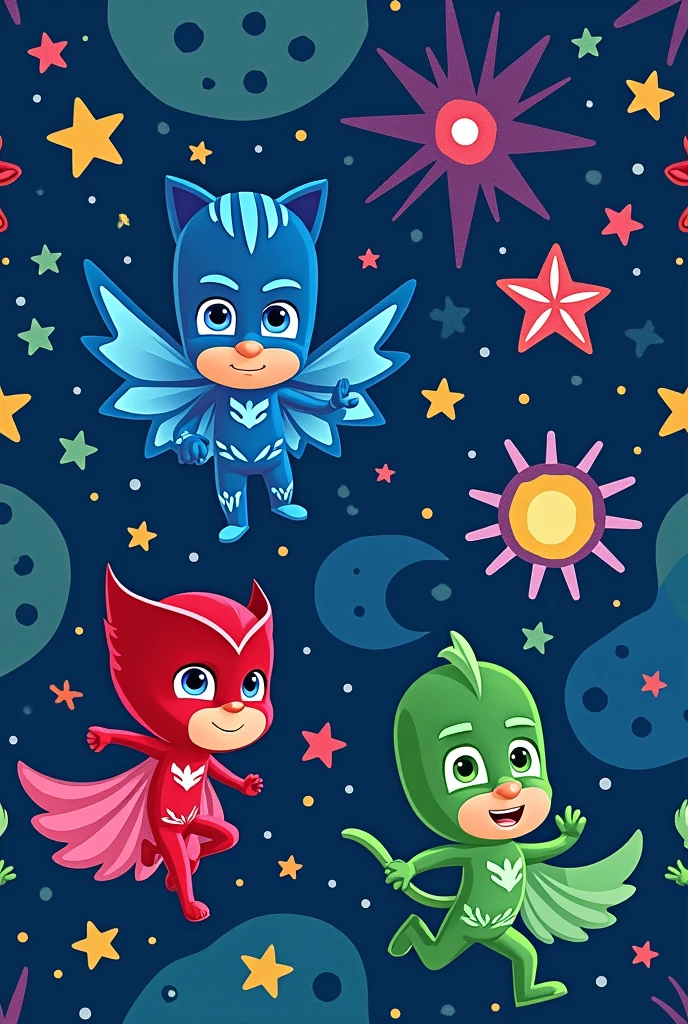 papel de parede pj masks