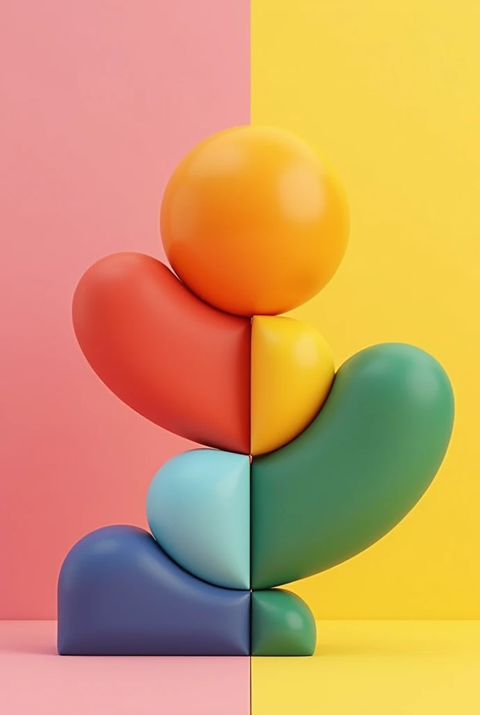 Simple colorful design 