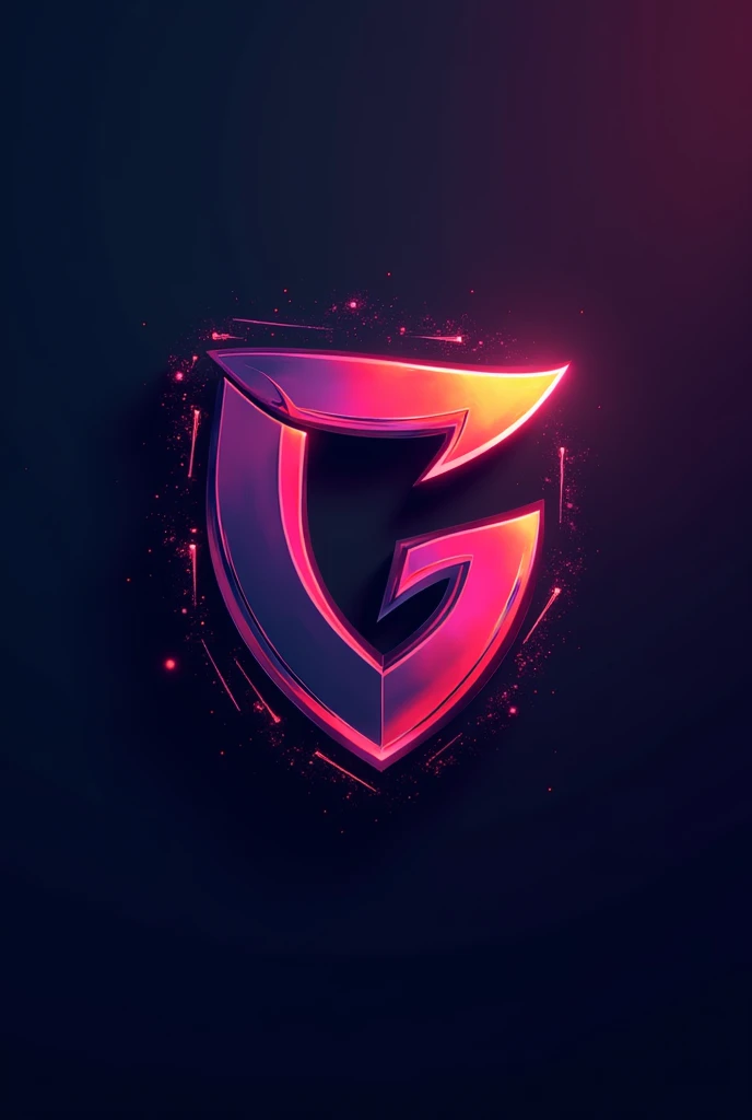 N E illustrator fancy logo for gaming