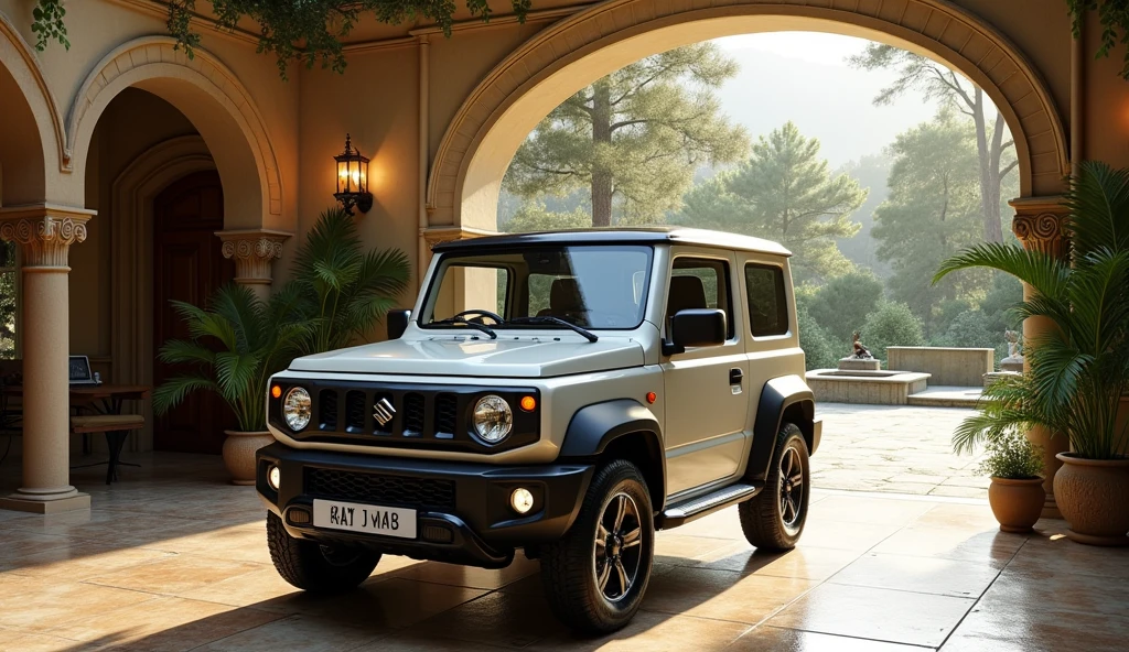 garage room park a suzuki jimny car image luck like real and villa note a luxury