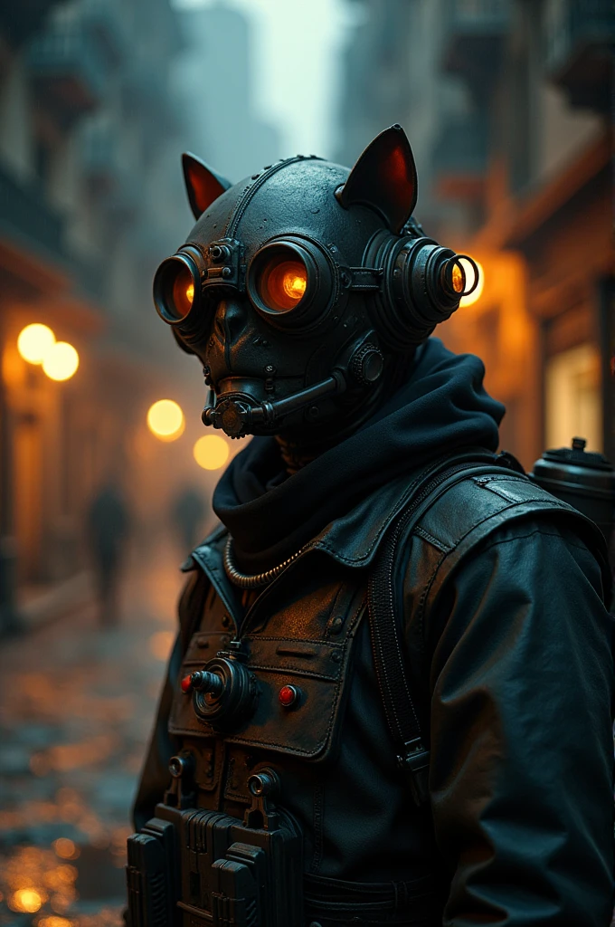 Home of dieselpunk , Energetic, photoPractical, Practical, dramatic, dark, Clear focus, 8k