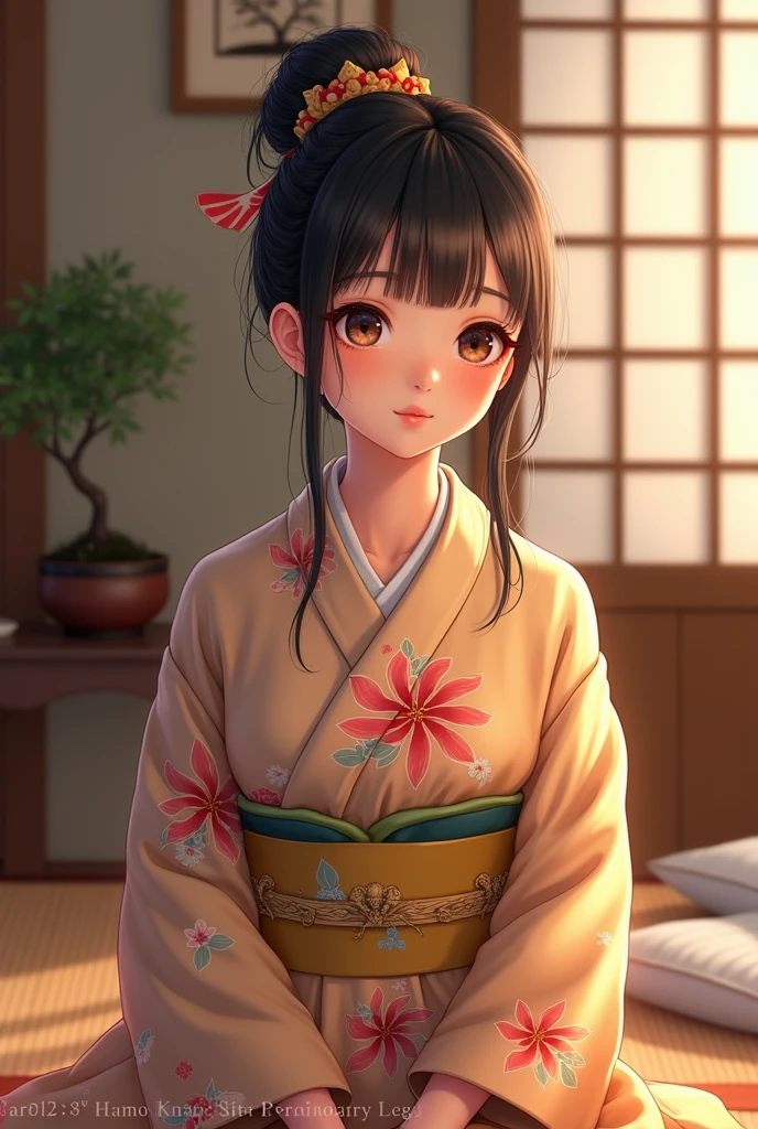 Asian japanese At home cute　
Realistic
