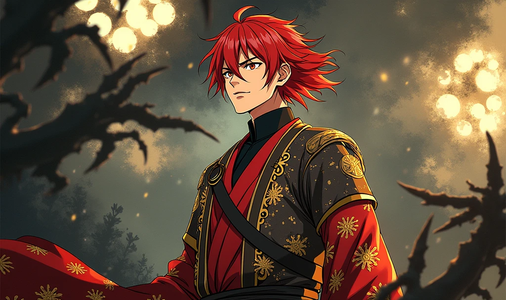 Demon Slayer,Kamado Tanjirou,Anime style,Handsome
