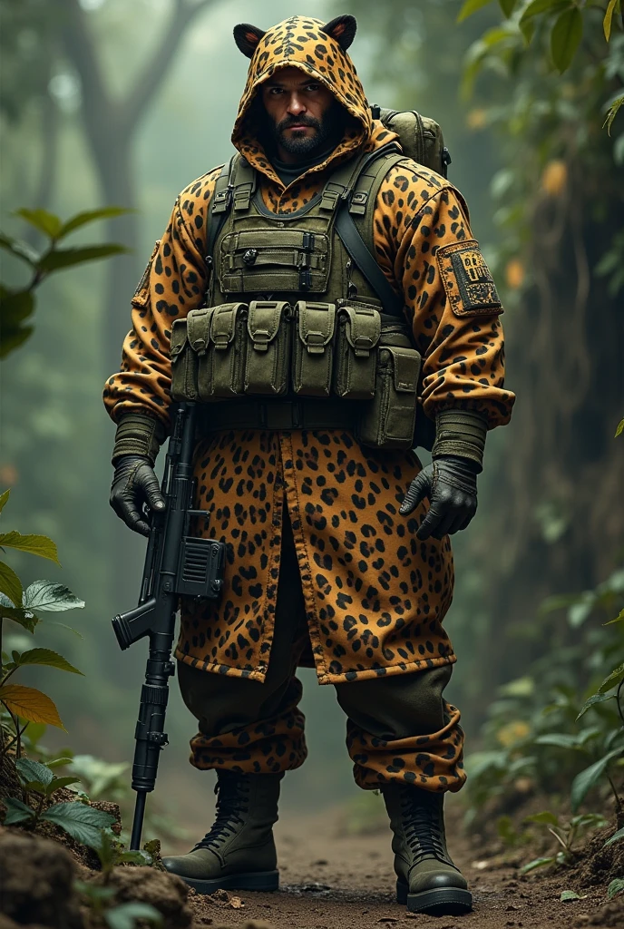 Army uniform same as leopard's skin design