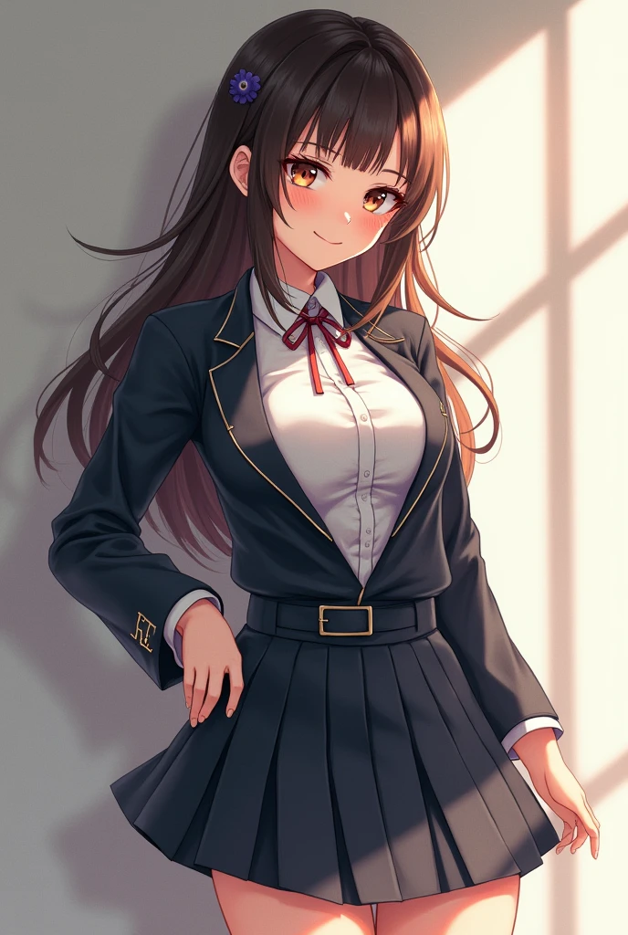 Shortcuts, Large , smile, masterpiece, High resolution, Japan Uniforms
Cute face