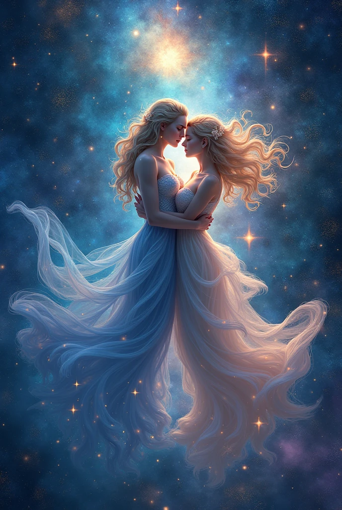 Joining the constellation of Pisces and Cancer drawing