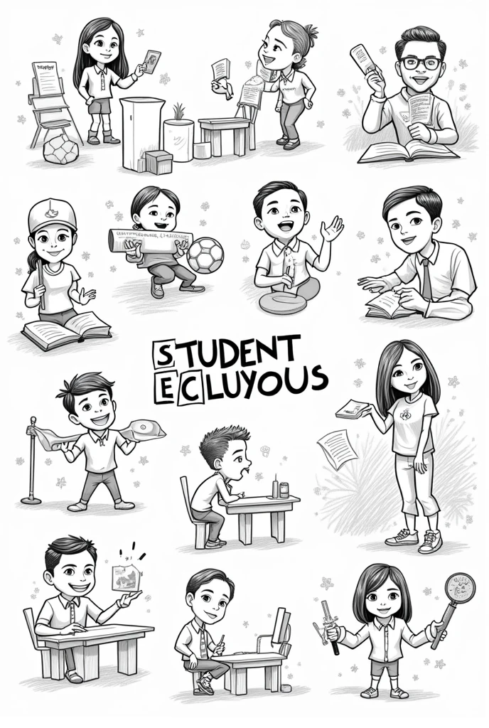 a (editorial cartooning) need to e a exaggerated drawing of cartoons
about or illustrating enhance student skills through org memberships in (CEFI) Calayan Educationa Foundation, Inc.
the clubs are: ars artis, mentis, seeders, academic club, maharlika, sports,and especially gazette or journalism and that is why im doing this right now for gazette
(black and white only) looks like a sketch at puno ng whole bond paper ng drawing and well organize ang drawing