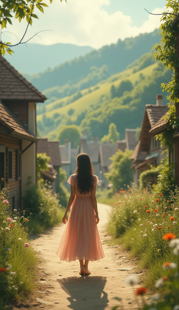 In a small village lived a young woman