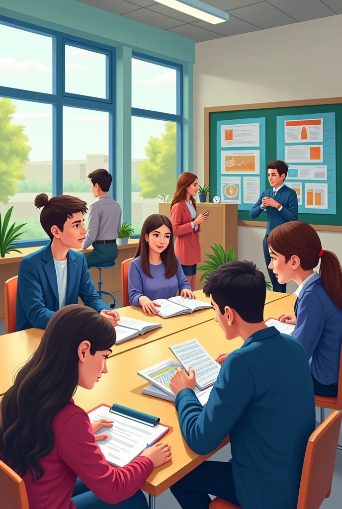 Please generate a 1 picture on the topic
Develop effective career counselling and guidance programs in schools to enhance student career choices