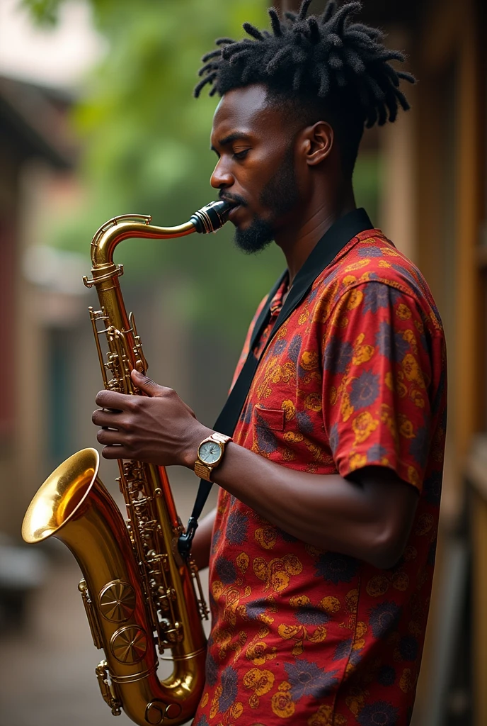 Saxophoniste malagasy