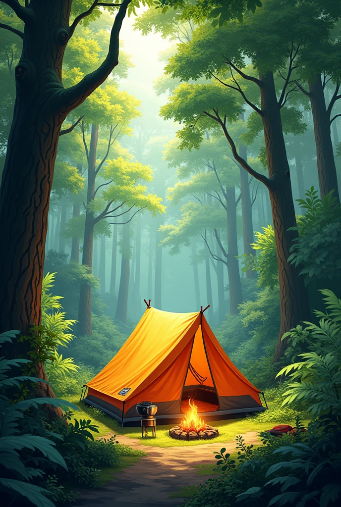 24 house jangal mai tent leke
