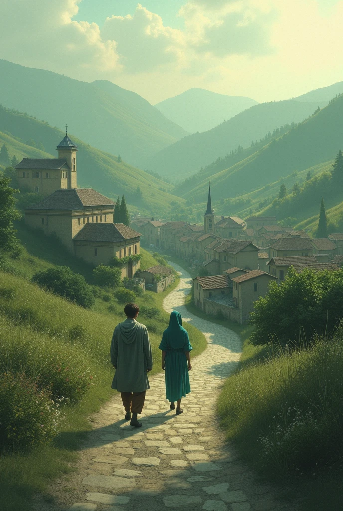 In a quiet village nestled between rolling hills, two souls lived parallel lives, always just out of reach from each other