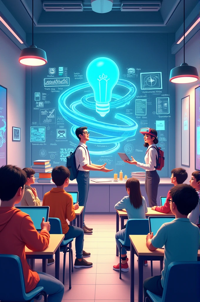 make a drawing about What innovation would you propose as a teacher to better improve 21st Century Education?