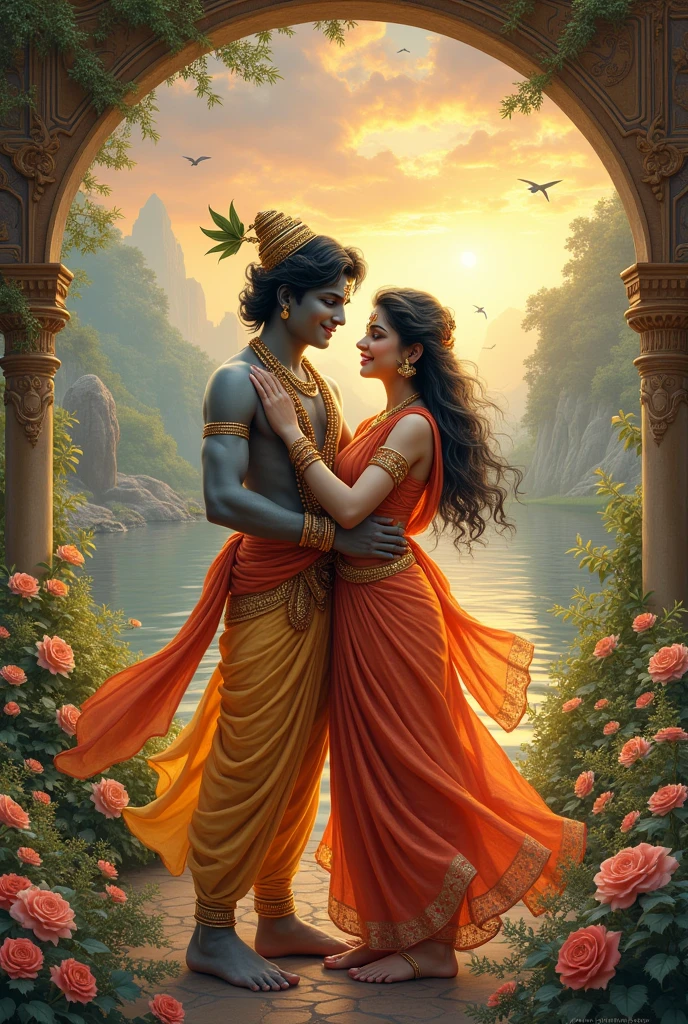 Radha Krishnaboy and girl