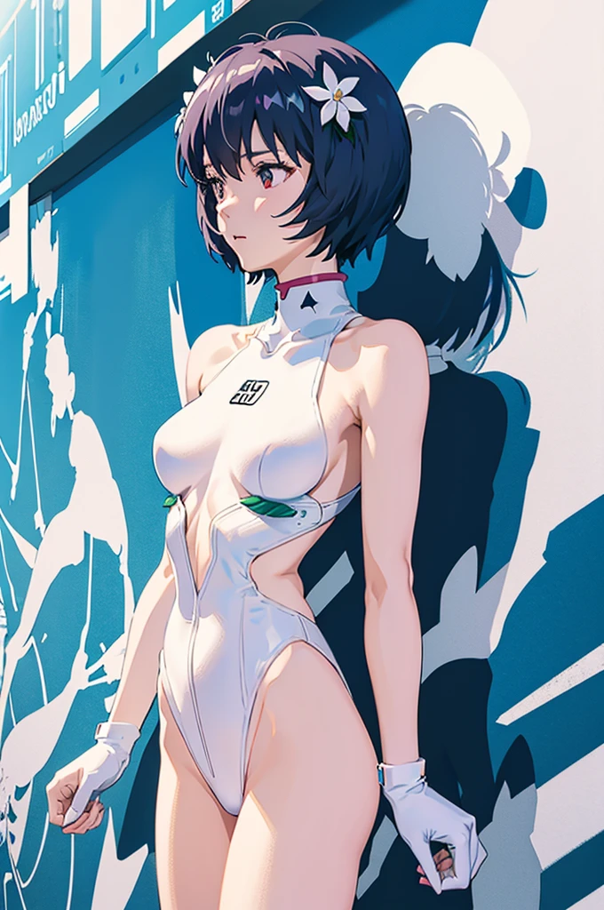 Delicate girl、White Bikini、Black bodysuit、Shortcuts