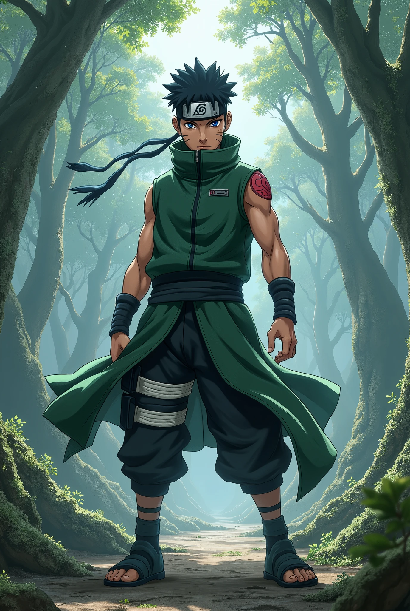 Please create a strong character from NARUTO