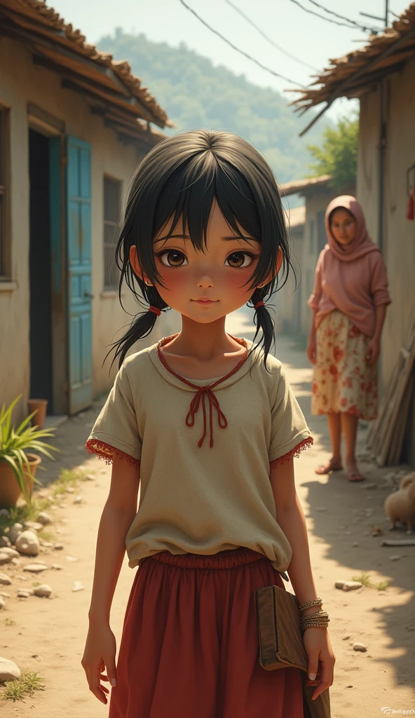A 1 village girl always wanted to do help her mother. But situation very low than he didnot good work her mother