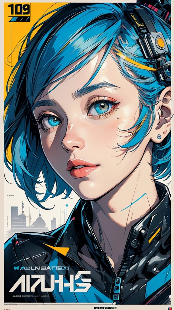 (((masterpiece, highest quality))),(((solo:1.2))),(((1girl:1.2))),32k wallpaper, very detailed, poster, vintage science fiction,(((((geometric cinematic movie poster))))),(((((bauhaus))))), shape,(((abstract))),(mid century modern),movie poster,(((((portfolio))))),(((((Close-up))))),(((((bust up))))),((((more various angle)))),(((highlight))),((((heterochromia)))),(((complete detailed face))),(((detailed futuristic machine))),(((most complecated machine))),unlimited colorful color scheme,(((Absolutely mechanic background)))
